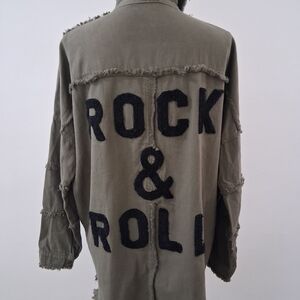 Elan Military Style Olive Jacket